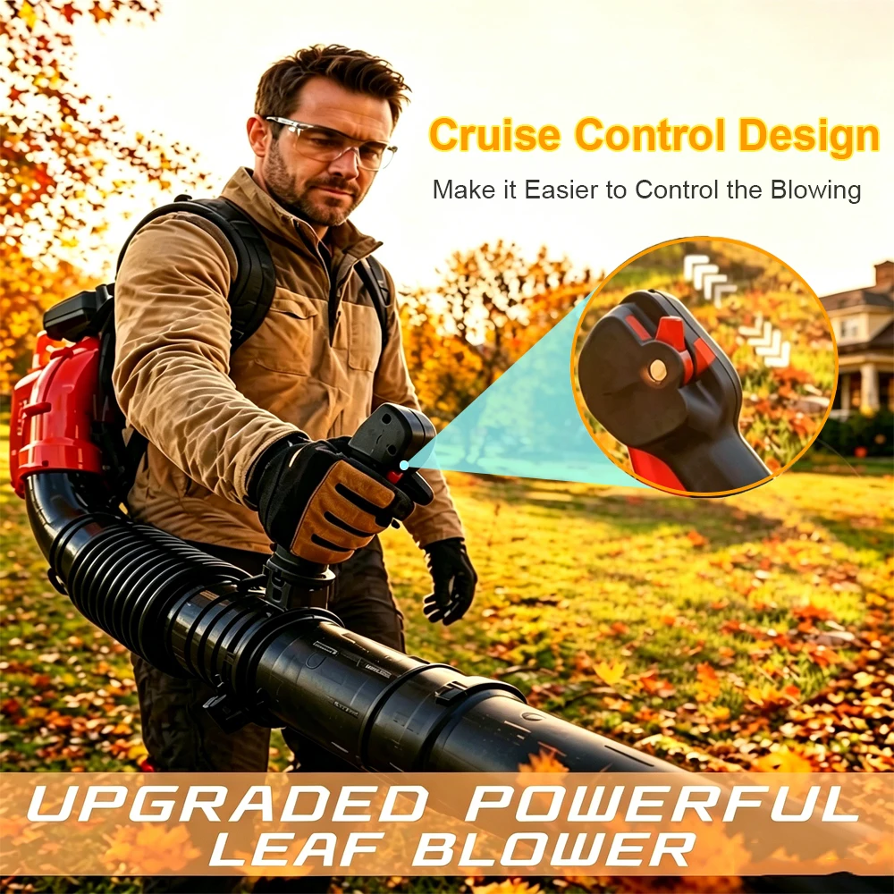 85CC Gas Powered Backpack Leaf - огляд і ціна Heavy Equipment Engine