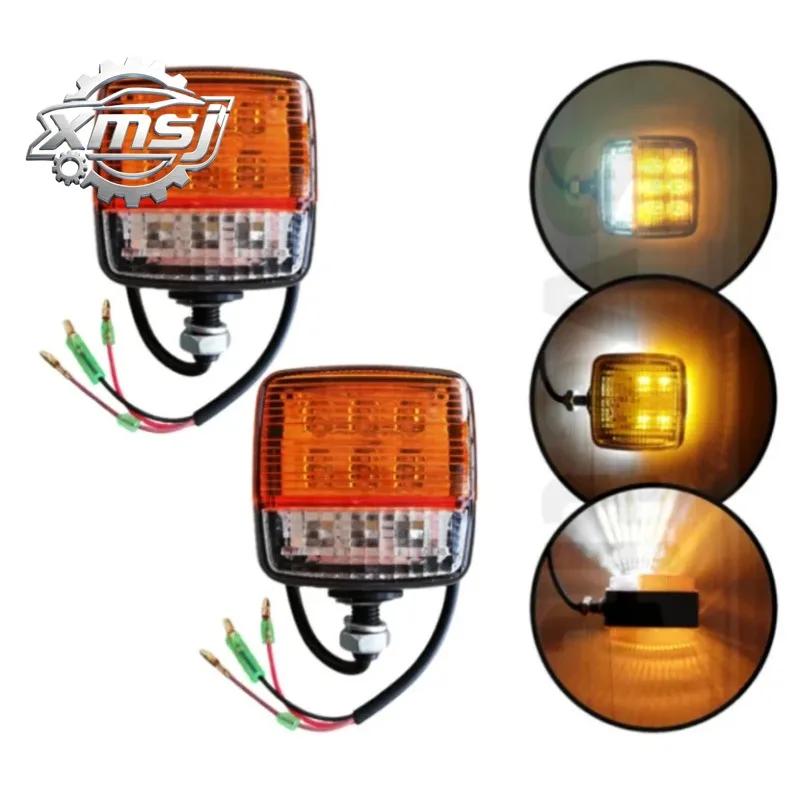 

Luz LED piezas para montacargas, señal giro Tractor, indicador dirección motocicleta, lámpara posición