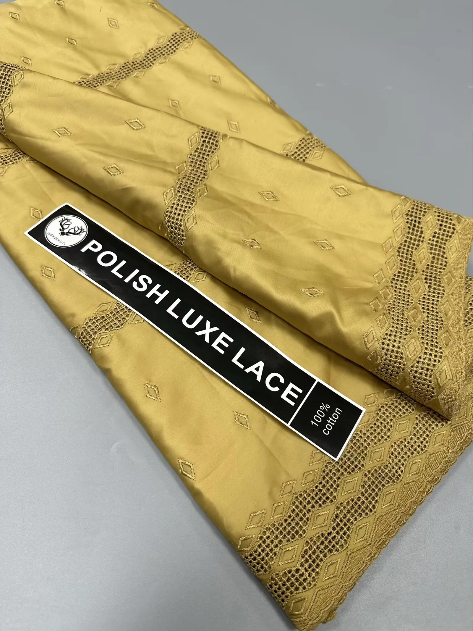 

2025 африканский нигерийский тюль, кружевная ткань для шитья платья, высокое качество, чистая вышивка, дамасский хлопок, свадебная вечеринка, 5 ярдов hz1392