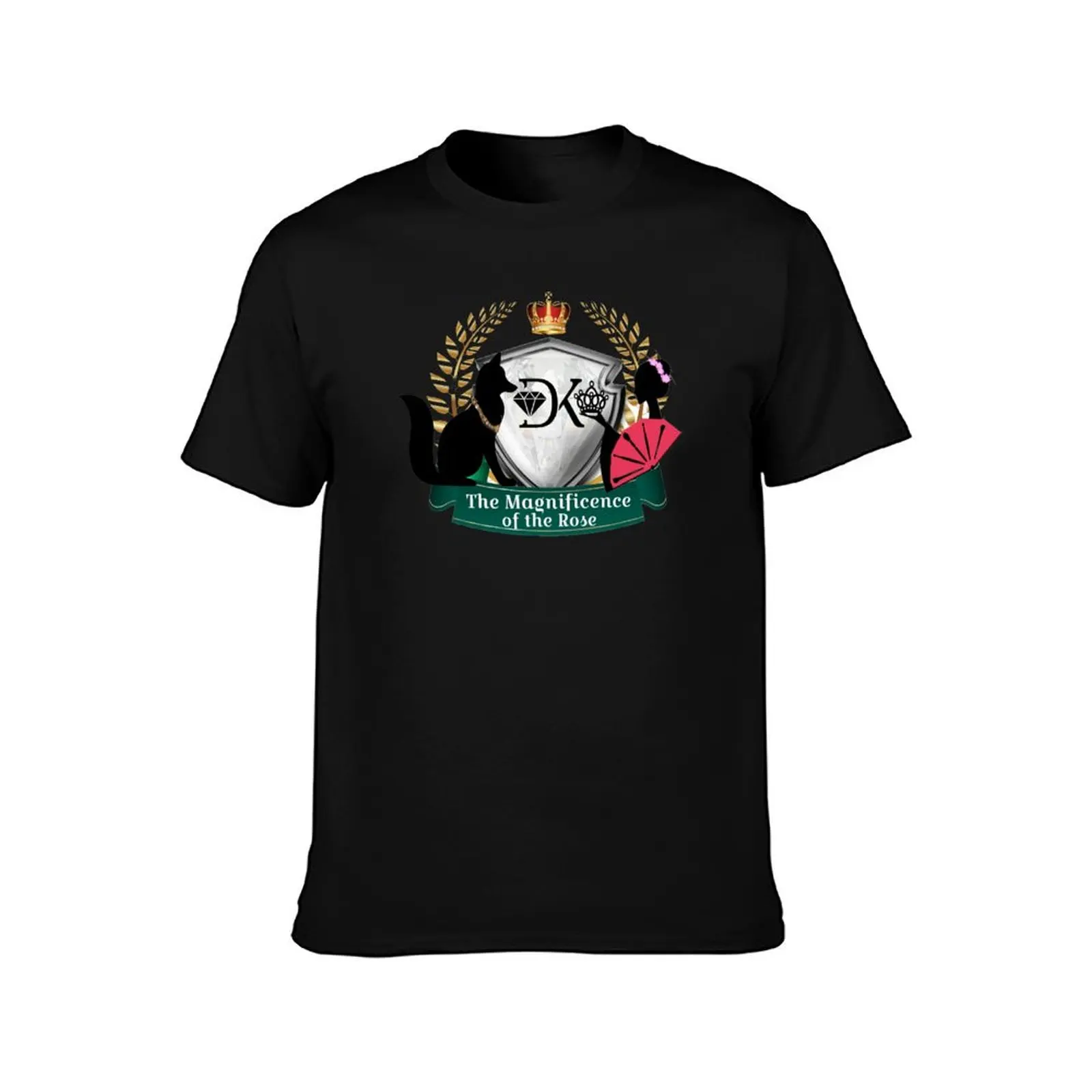 Magnificence of the Rose T-Shirt Summer Casual Cotton Tee Oversized Streetwear Tops Vintage Graphic Print Unisex Men Women