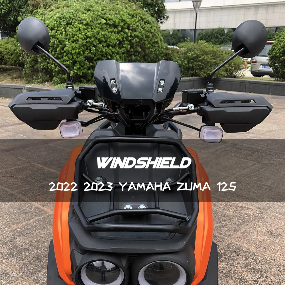 

Motorcycle Decorative Windshield Fit for 2022 2023 Yamaha Zuma 125 Decorative Wind Deflectors Windscreens