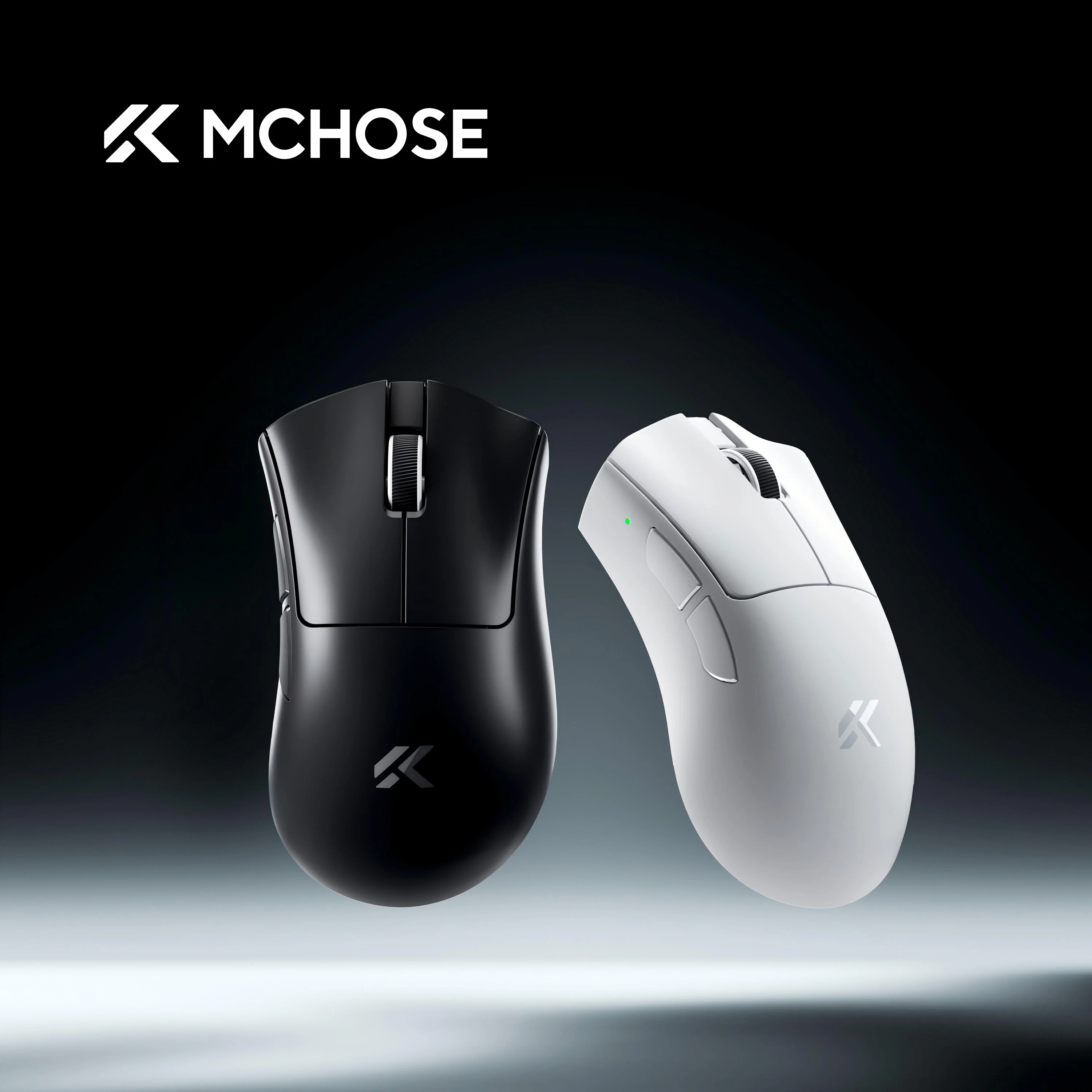 MCHOSE V7: rato de jogos sem fios, leve e ergonómico, com sensor PAW3395, conectividade tri-modal, design ergonómico para destros, 26.000 DPI.