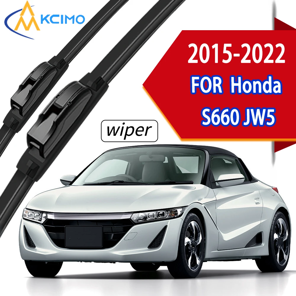 

Premium OEM Style Front Windshield Wipers with Long-Lasting Rubber, Direct Fit for Honda S660 JW5 2015-2022
