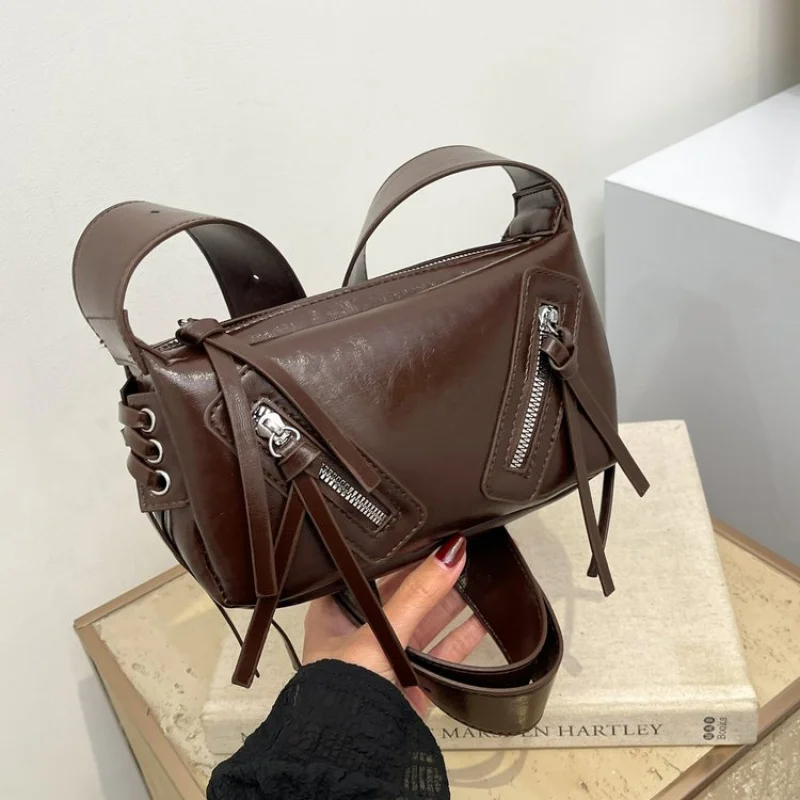 

Designer Leather Shoulder Bag For Women Elegant Crossbody Handbag Ladies Fashionable Tote Messenger Purse Luxury Brand