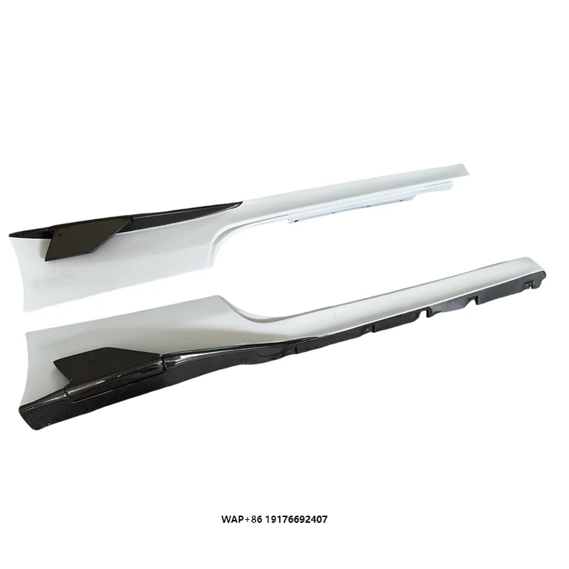 

SP Style Carbon Fiber Car Body Lip Side Skirts 458 Italia Base Coupe 2-Door 11-13