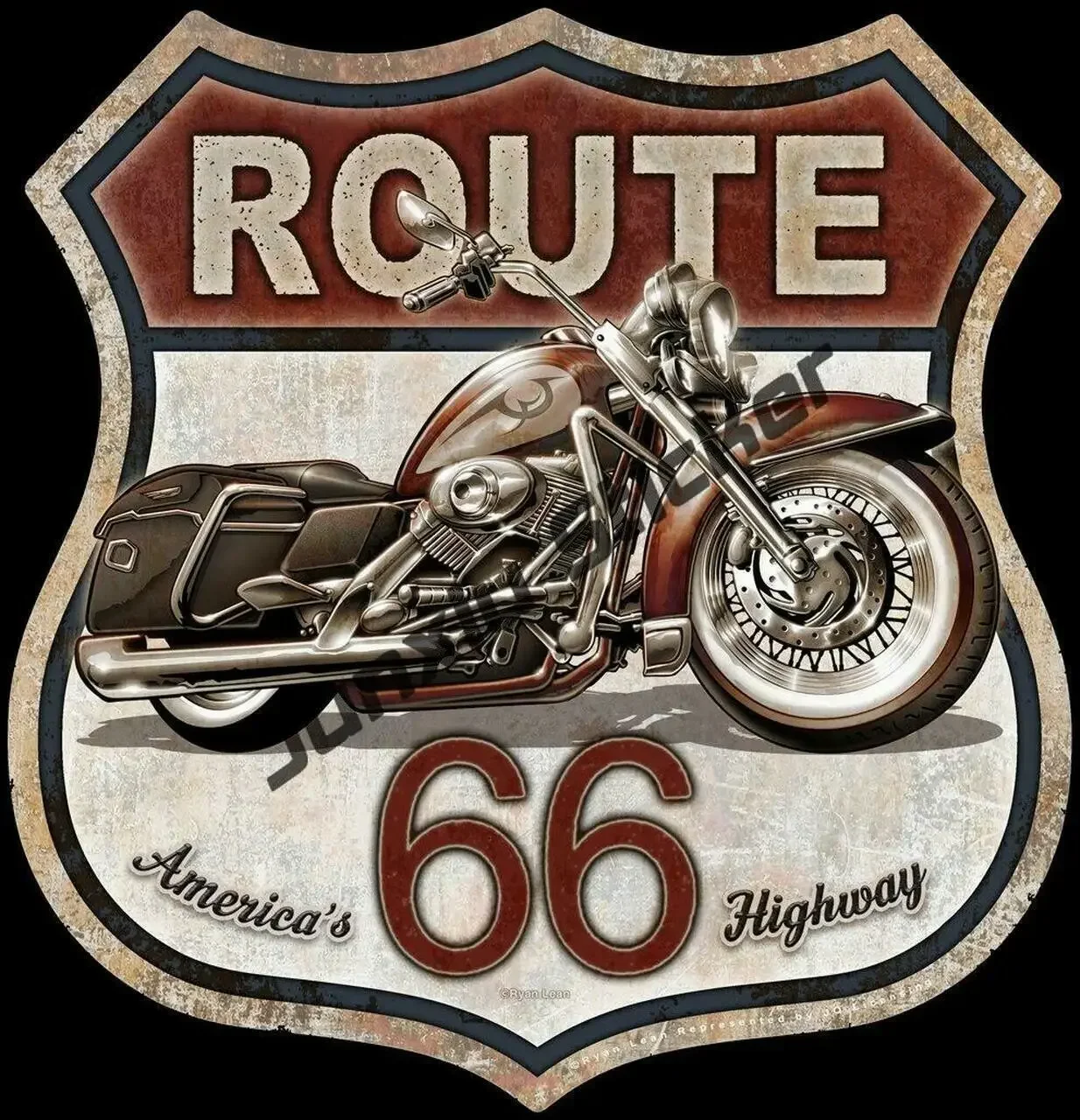 Retro Old School Route 66 Americas Main Street Vinyl Decal Waterproof Sticker Route 66 Pin Up Girl Decal Graffiti Accessories KK