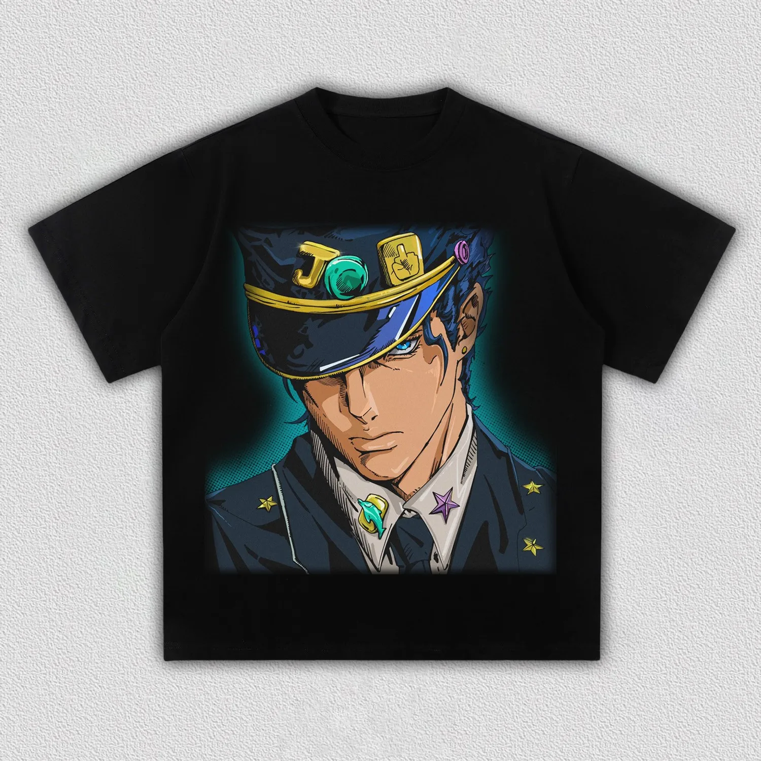 

Женские топы Harajuku Hip Hop JOJO TEE Аниме с коротким рукавом High Street Sports Street Wear Хлопок с принтом Высококачественный топ унисекс