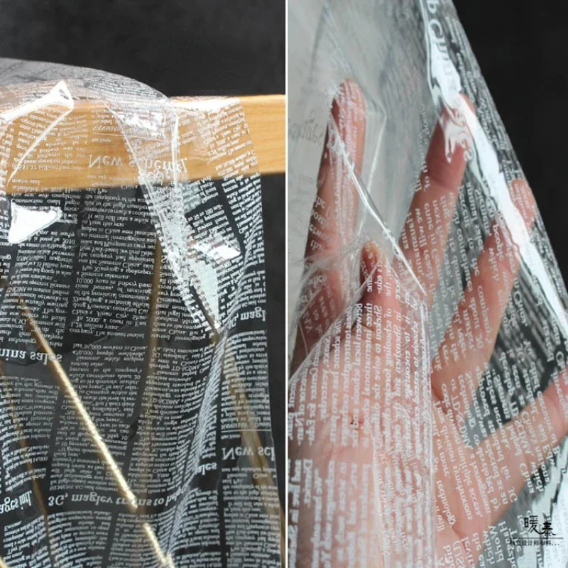 

Ткань из ТПУ, белые английские буквы для Diy, модный персонализированный водонепроницаемый плащ, упаковка, дизайнерская ткань для одежды