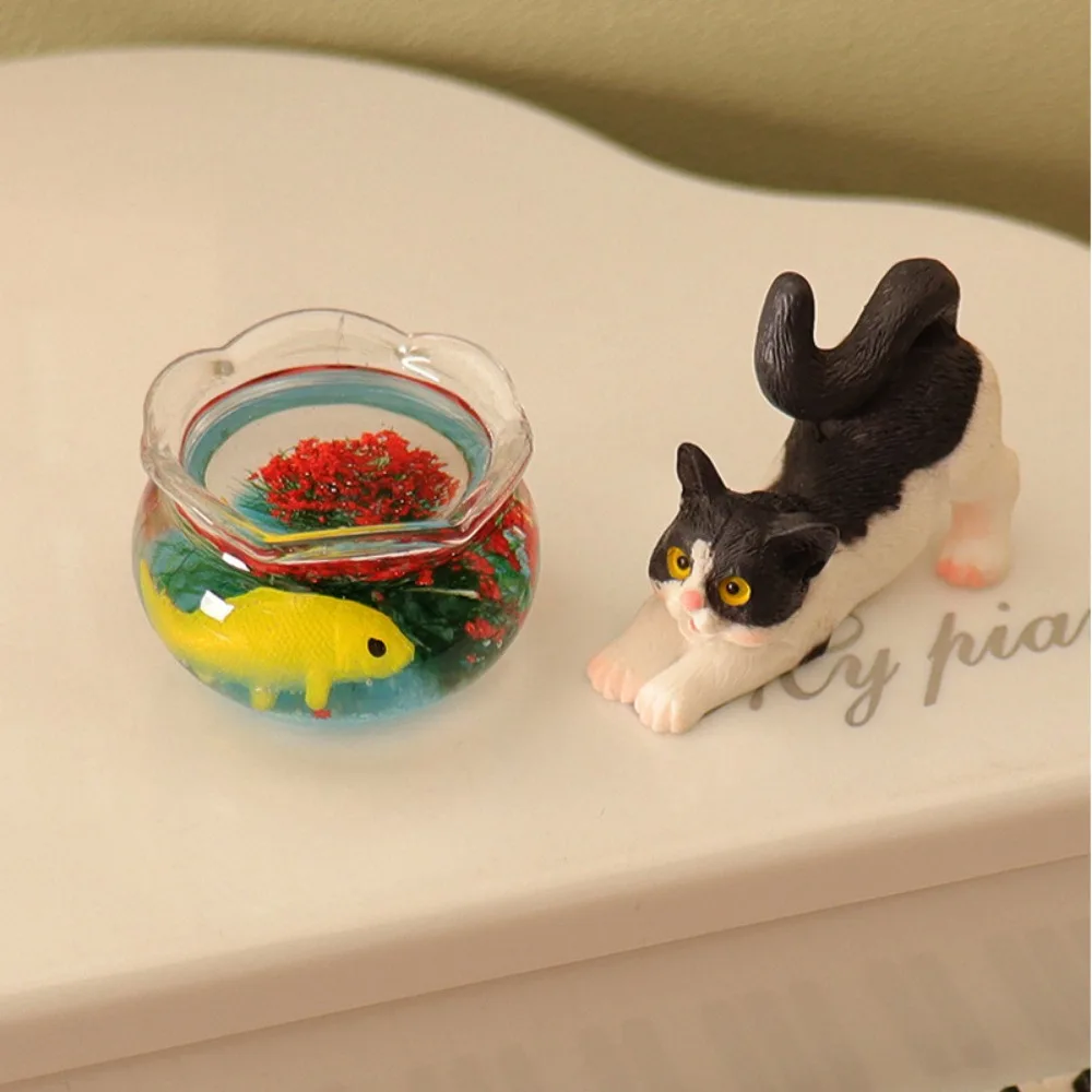 

New 5 Styles 1/12 Fish Tank 3*2cm Plastic Dollhouse Miniature Glass Home Ornament 1/6 1/12 Dollhouse Decoration