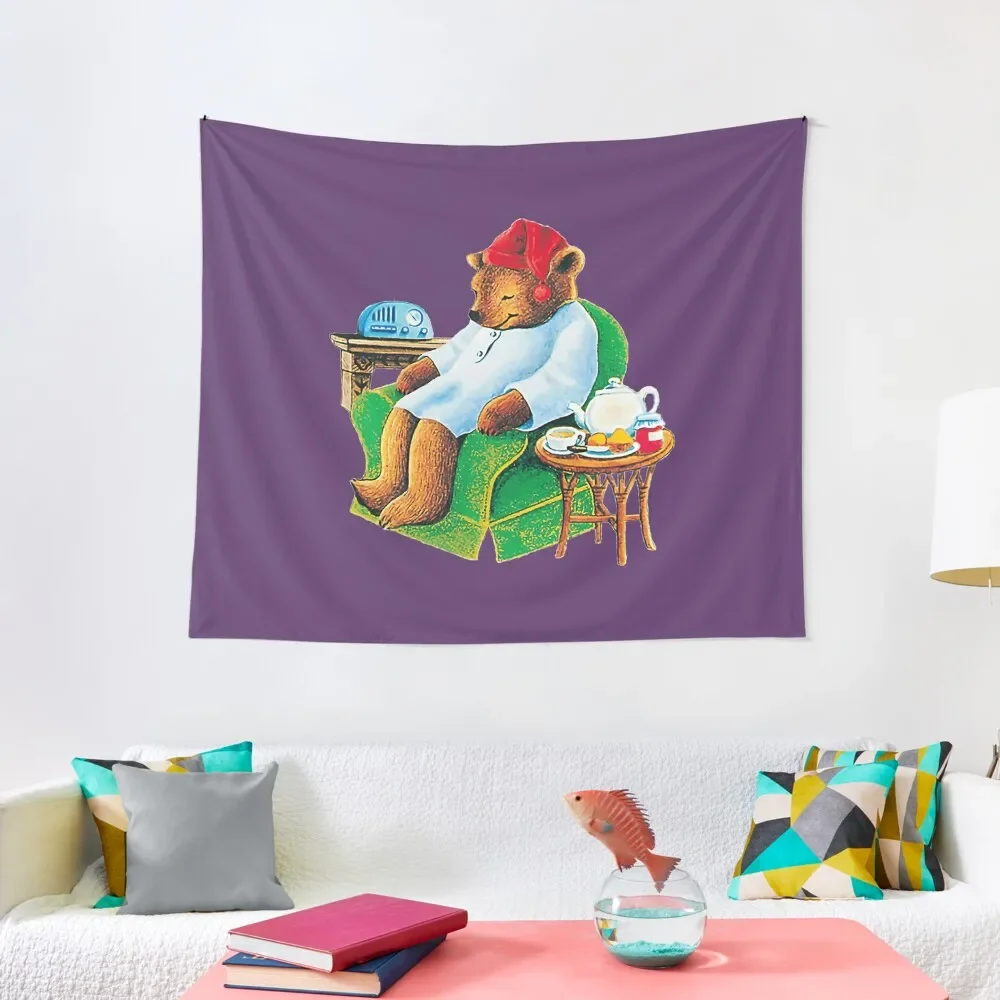 celestial seasoning sleepytime tea bear Pullover Tapestry Bedrooms Decor Funny Tapestry