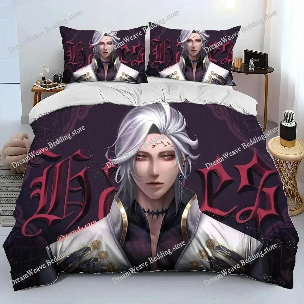 

3D Anime,Record of Ragnarok,Cartoon Comforter Bedding Set,Duvet Cover Bed Set Quilt Cover Pillowcase,king Queen Size Bedding Set