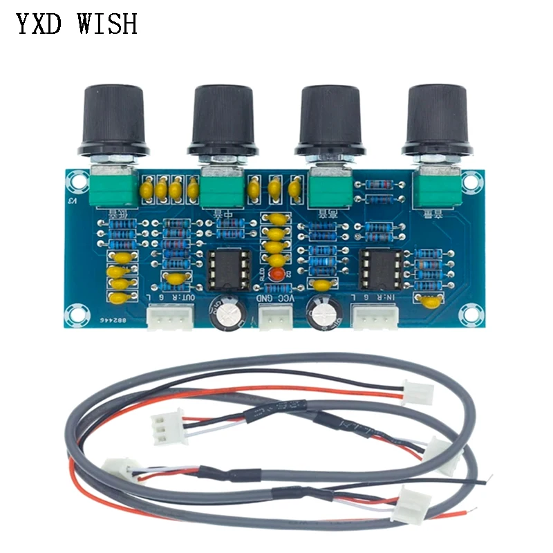 XH-A901 Tone Board Przedwzmacniacz Przedwzmacniacz z regulacją głośności tonów wysokich i niskich Przedwzmacniacz Kontroler tonów dla płyty wzmacniacza NE5532