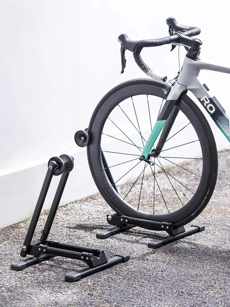 

Ro Brothers Double Pole Bicycle Parking Stand Mountain Bike Repair Support Ra Road Bike Display Stand Indoor Home Use