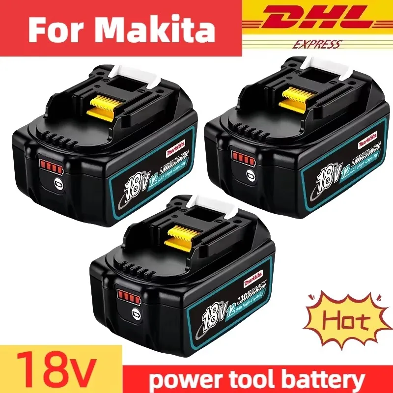 

100% Original battery 18V 12.0Ah Lithium Ion Battery, for makita 18v battery BL1830 BL1850B BL1840 BL1860 power tool battery