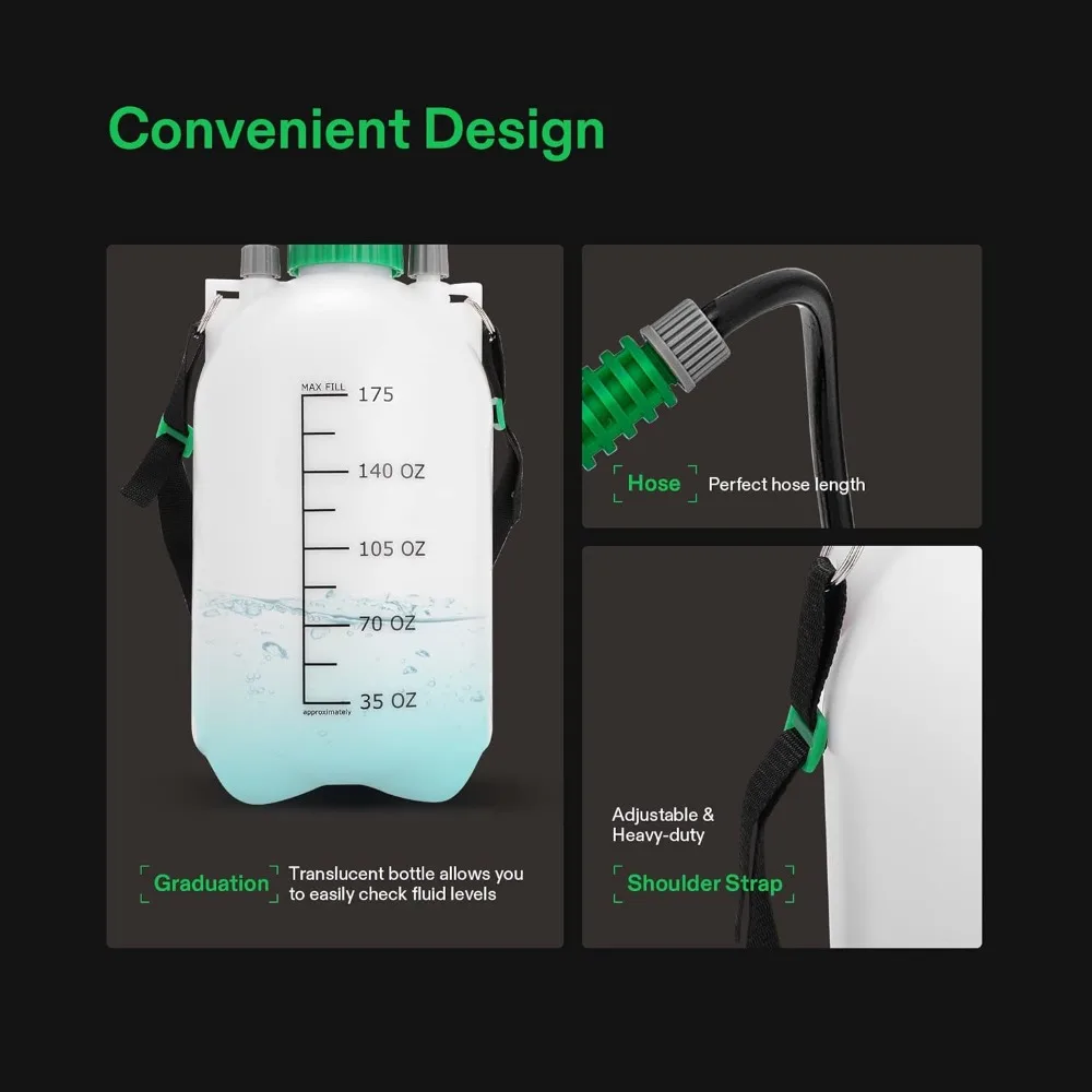 Imagem -06 - Vivosun-bomba Pulverizador Pressão 13 Galão Pulverizador 5l Pressurizado Gramado e Jardim Garrafa Spray de Água com Bicos de Água