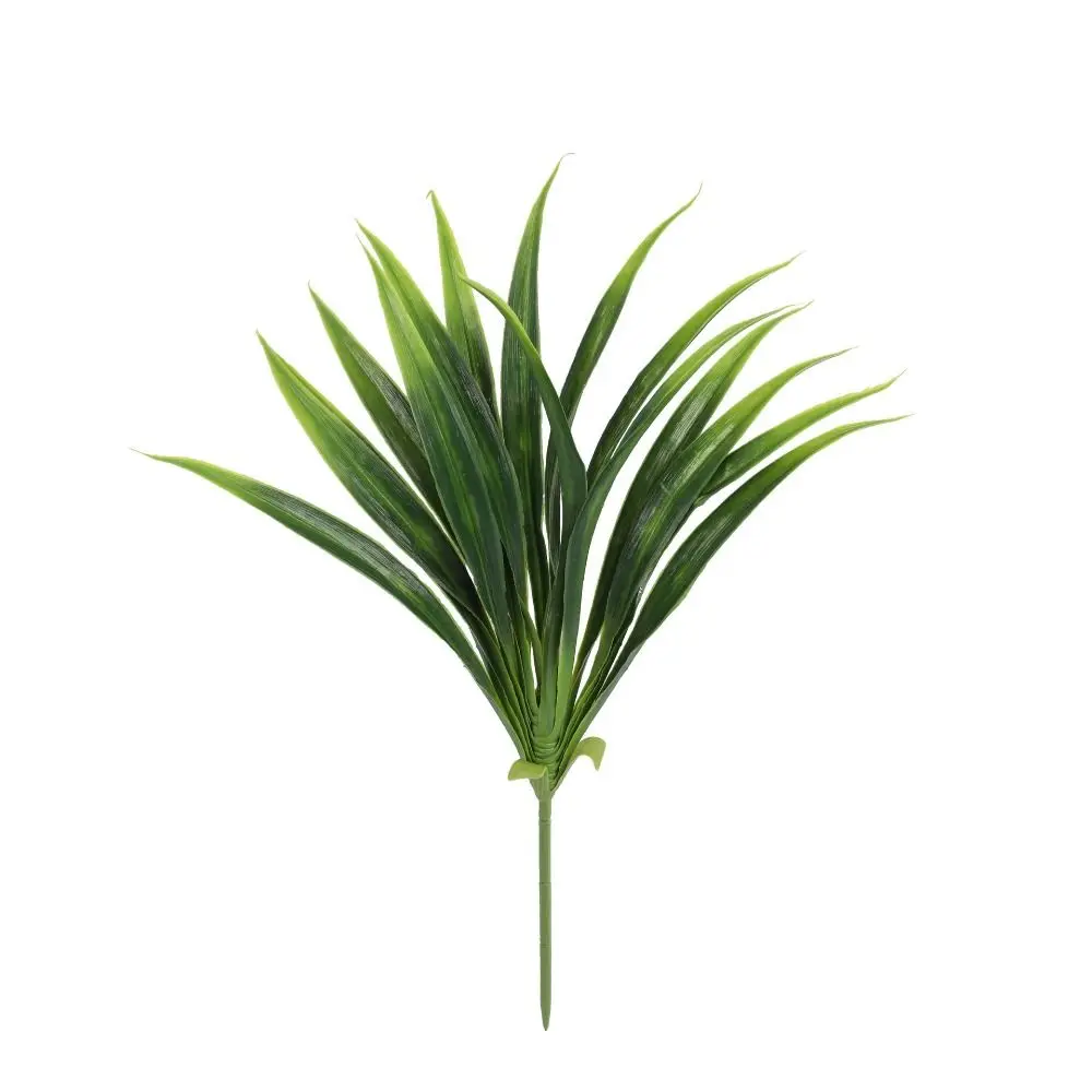 Gartenbau 42cm Künstliche Orchideenblätter Simulation DIY Künstliche Gladiolen Plastik Grüne Künstliche Spinnenpflanze Party – Detail 10