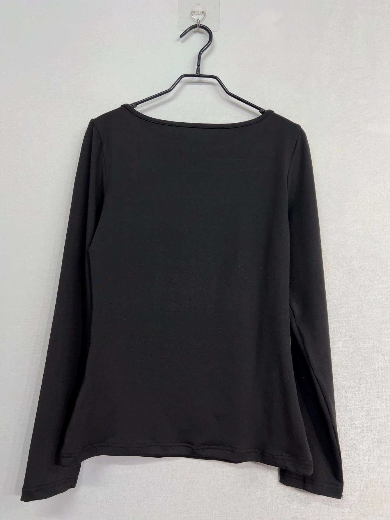 Y2k Emo Damen Mode Streetwear Kreuz-Strass T-Shirt Langarm-Shirt Ästhetik Harajuku 2000er Alt Acubi Tops Kleidung – Detail 4