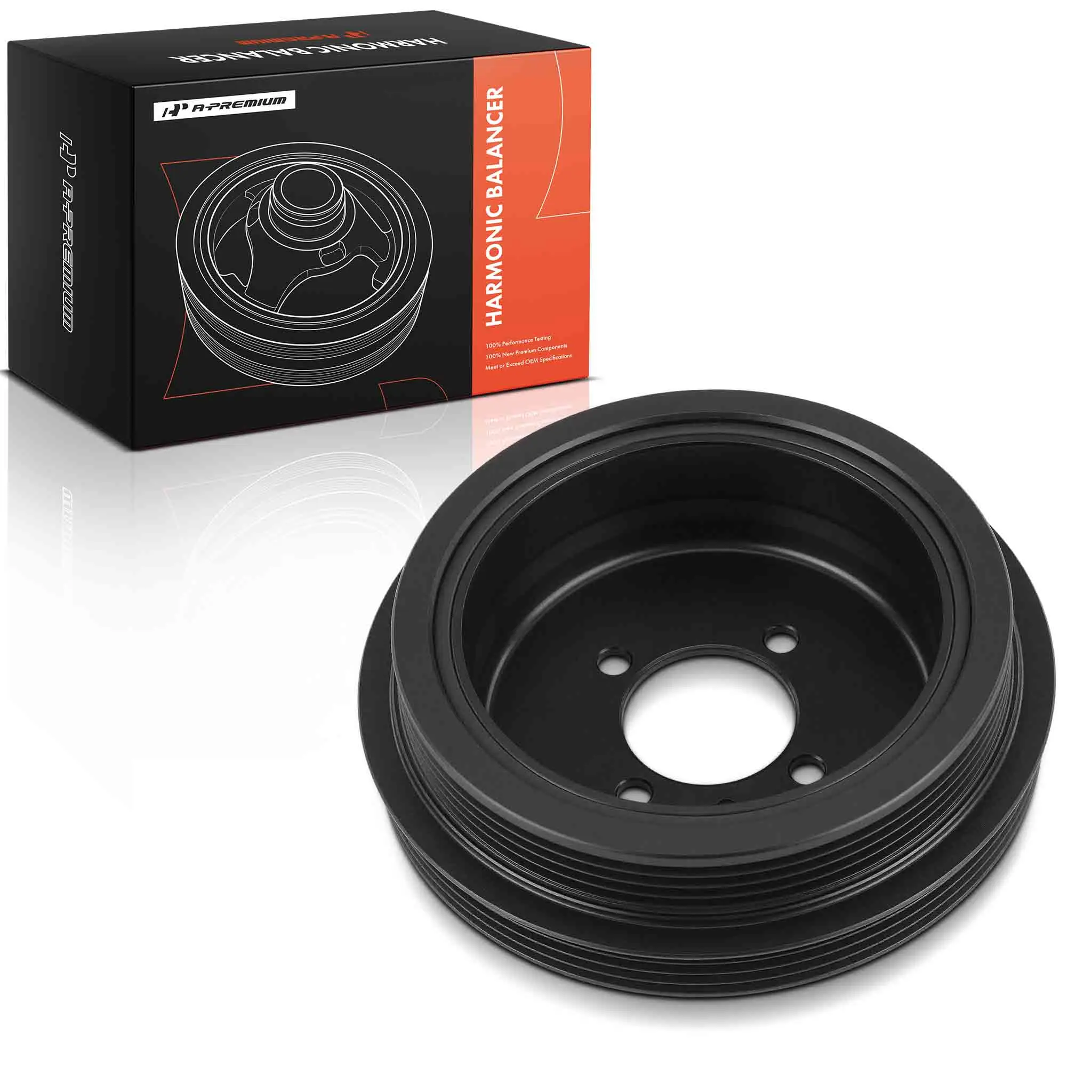 A-Premium Engine Harmonic Balancer for Mazda MX-3 1994-1995 Miata 1999-2005 Protege 1996-2001