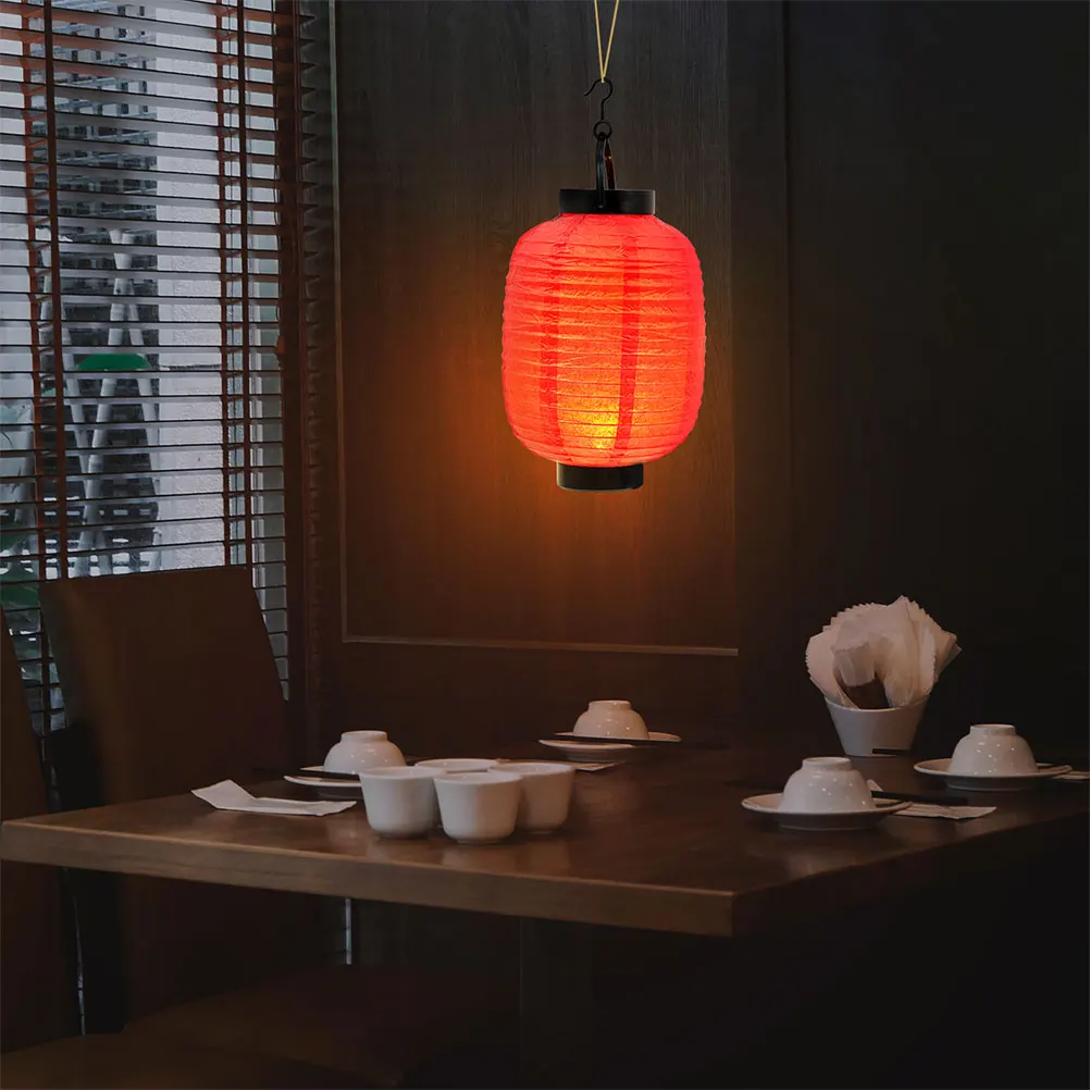 

3 Pcs Foldable Lanterns Light Japanese Style Paper Decorations for Indoor Outdoor Party Wedding Festival Hanging
