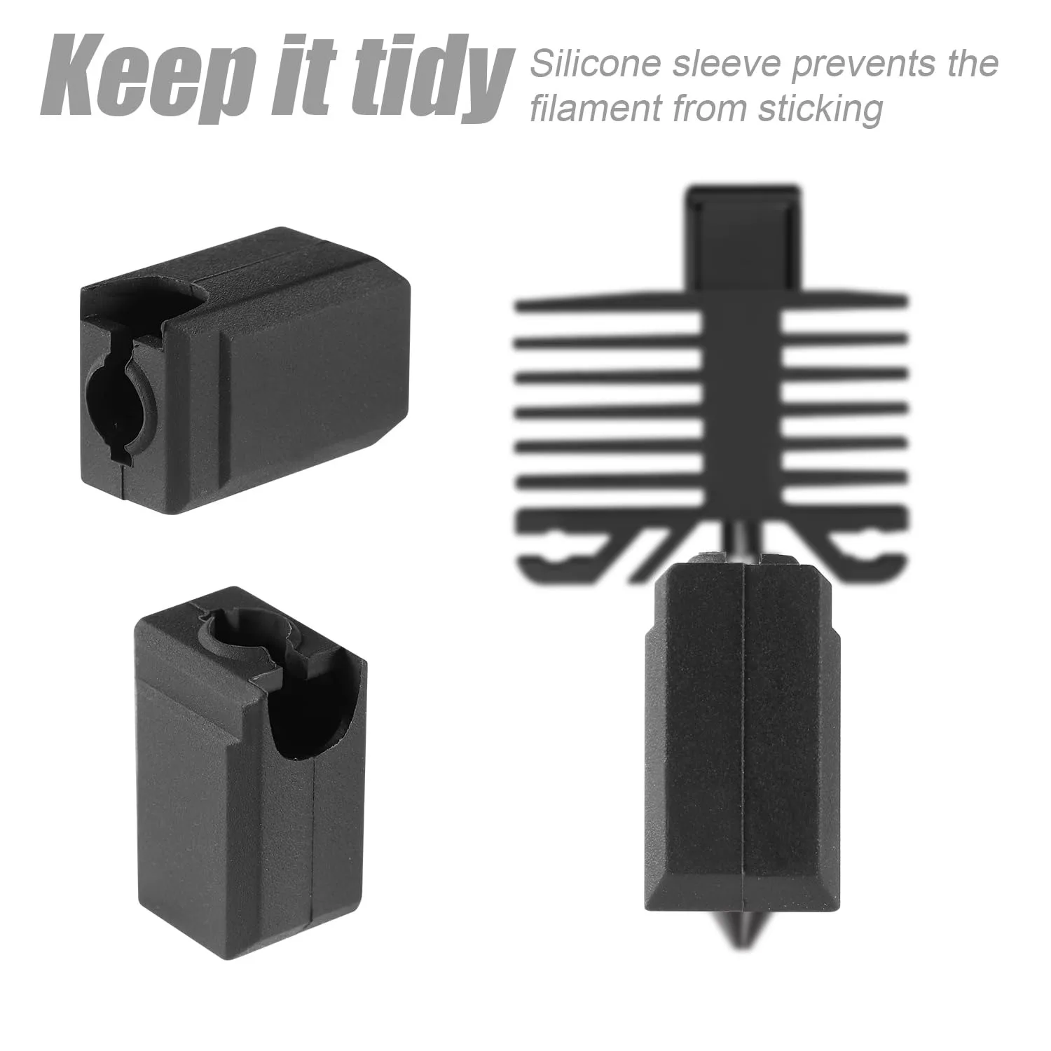 5/10pcs X1/P1 Silicone Sock for Bambu Lab X1 X1C P1P P1S Extruder Hotend Block Silicone Cover, 3D Printer Accessories