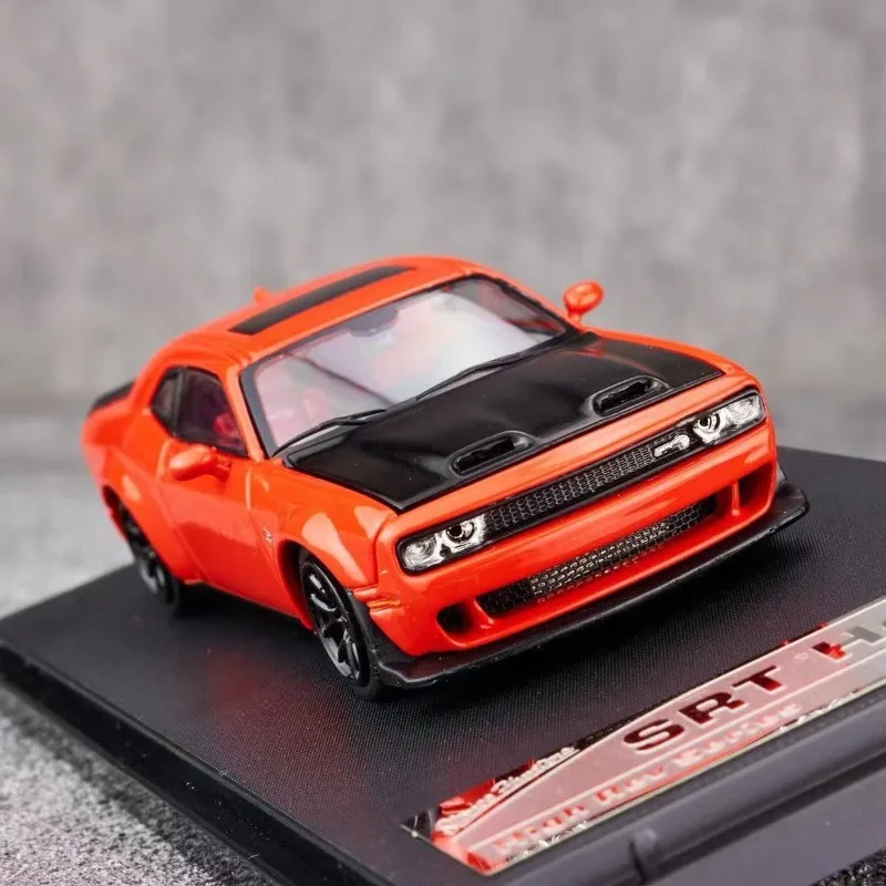 SH Diecast 1/64 مقياس دودج سبيكة سيارة نموذج دودج تشالينجر لعب المركبات Hellcat SRT تحصيل لعب للبنين الصندوق الأصلي #4