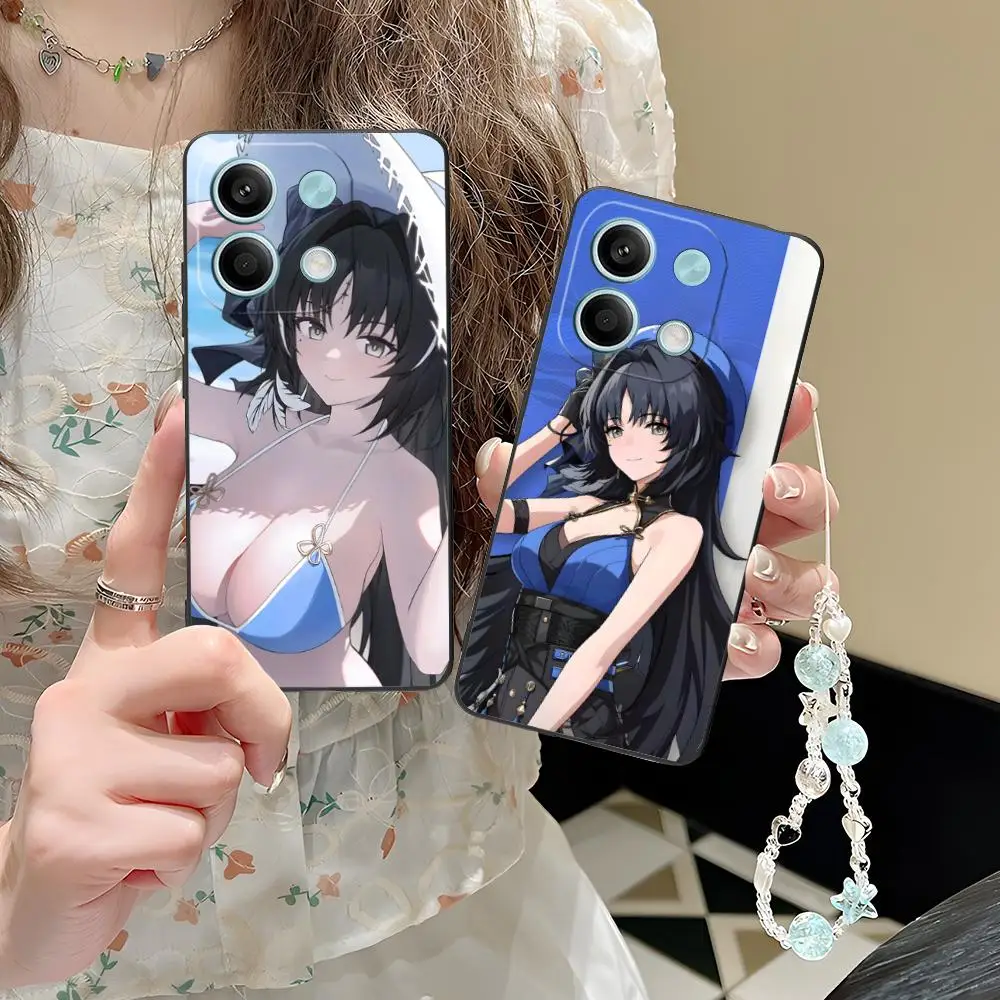 

Чехол для телефона Wuthering Waves Yangyang для POCO M6 M5 M4 M3 X7 X6 X5 X4 X3 F6 F5 F4 Pro GT 5G с цветным принтом, красивая роскошь