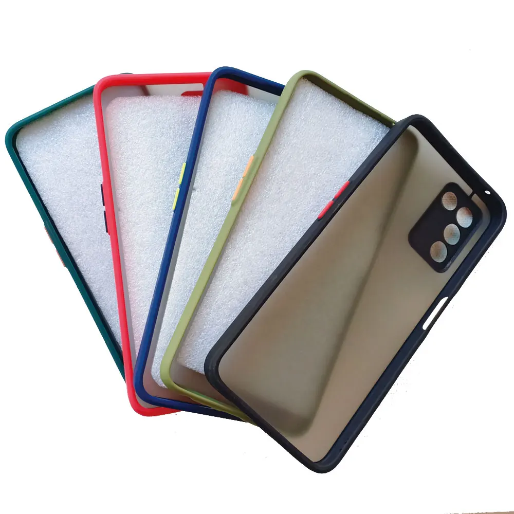 For Realme Q3s Case Shockproof Armor For Realme Q3s Case Feel Frosted Translucence Soft Hard Cover For Realme Q3T Phone Case