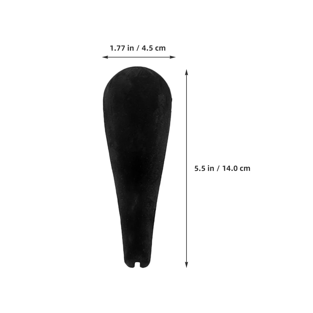12 Uds. Almohadillas para colgar hombros flocadas negras, colgador de ropa antideslizante, protectores de hombros, formas moldeadoras para suéteres y camisas
