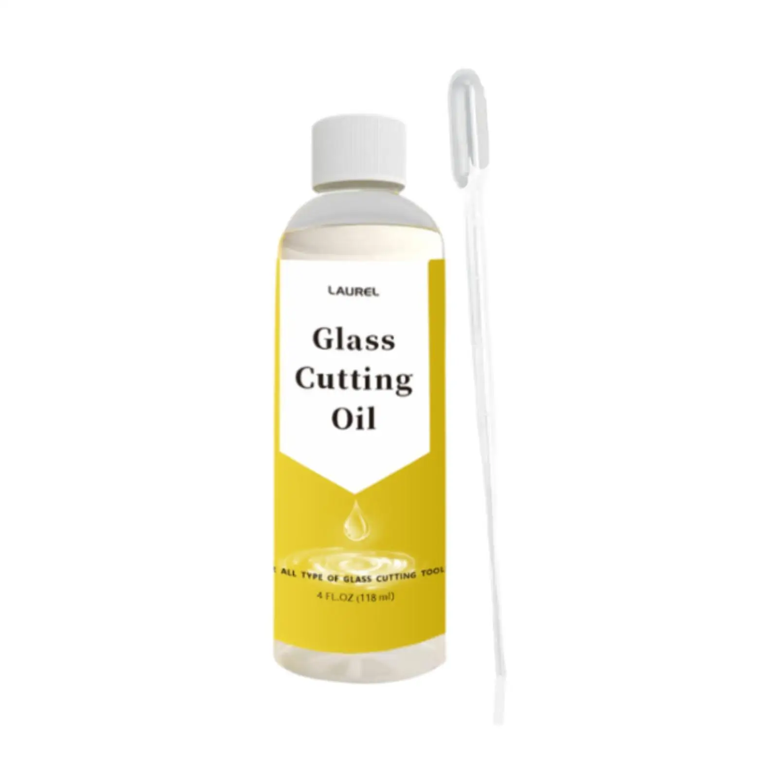 Glass Cutting Oil 118ml Easy to Clean for Stained Glass Breaking Fused Glass