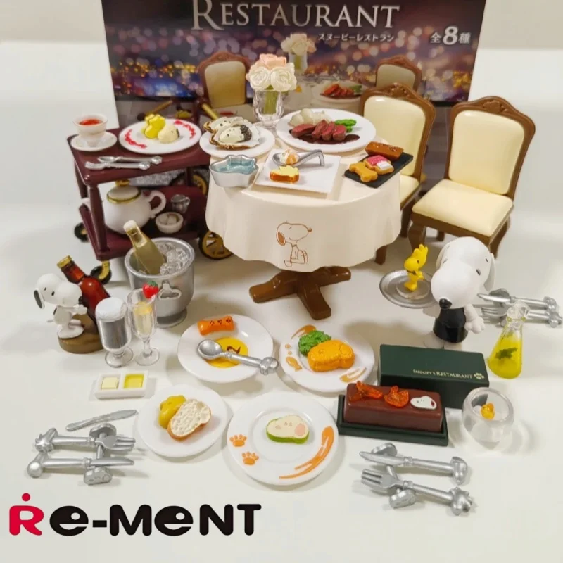 ร้านอาหารสโนปี้ คาเฟ่ ของสะสมโบราณ ฉากจิ๋วในกล่องไข่ ของเล่นแบบสุ่ม งานฝีมือ ฉากจำลอง