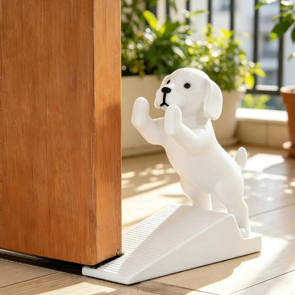 Cute 3D Printed Puppy Door Stopper Creative Labrador Dog Door Stop Wedge Decorative Anti Collision Door Plug Ornament