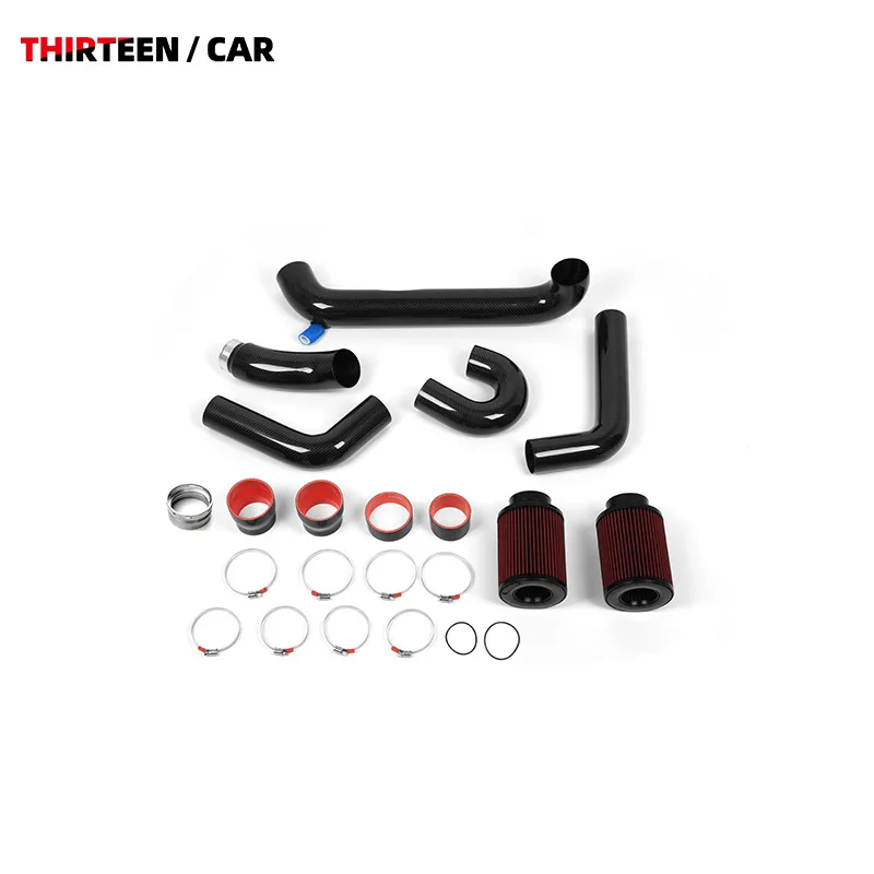 Front bumper air intake Dry carbon fiber & High-Flow Air Filters for BMW M2 G87 M3 G80 G81 M4 G82 G83 S58
