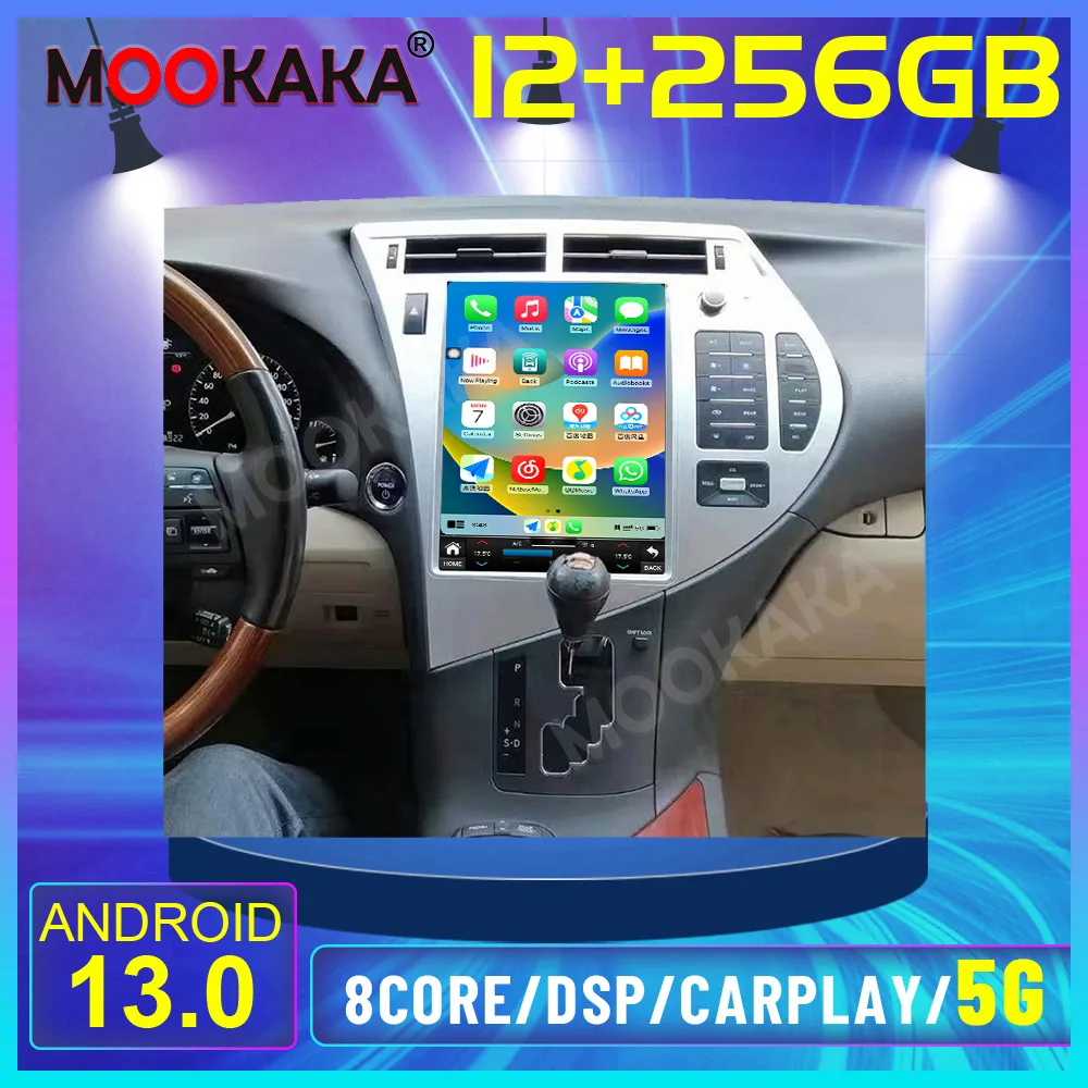 

12,1 "Android13 для Lexus RX 2009-2014 Tesla экран автомобильный GPS-навигатор плеер авто стерео радио мультимедийный магнитофон головное устройство