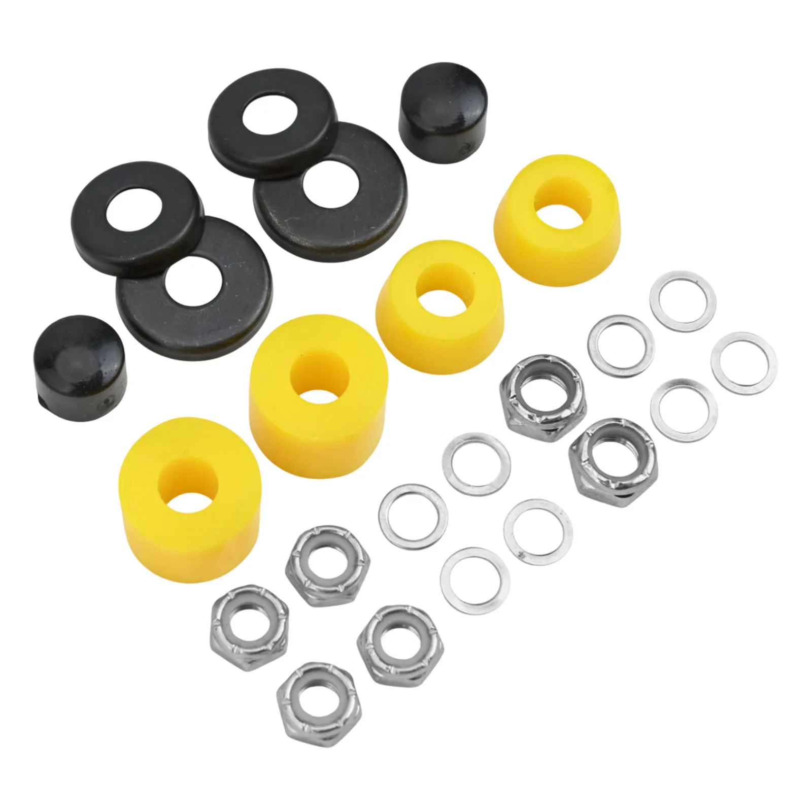 Skateboards Shock Suit Kit 90a Hard Longboard Pivot Cups Tube  Speed Ring Washers Cylindrical Bushings Skate Board Accessories