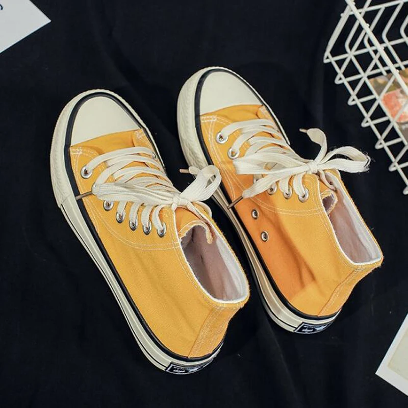 

Fashion Women Canvas Shoes Trend Platform New Comfortable Breathable Sneakers Thick Bottom Vulcanized Shoes C690