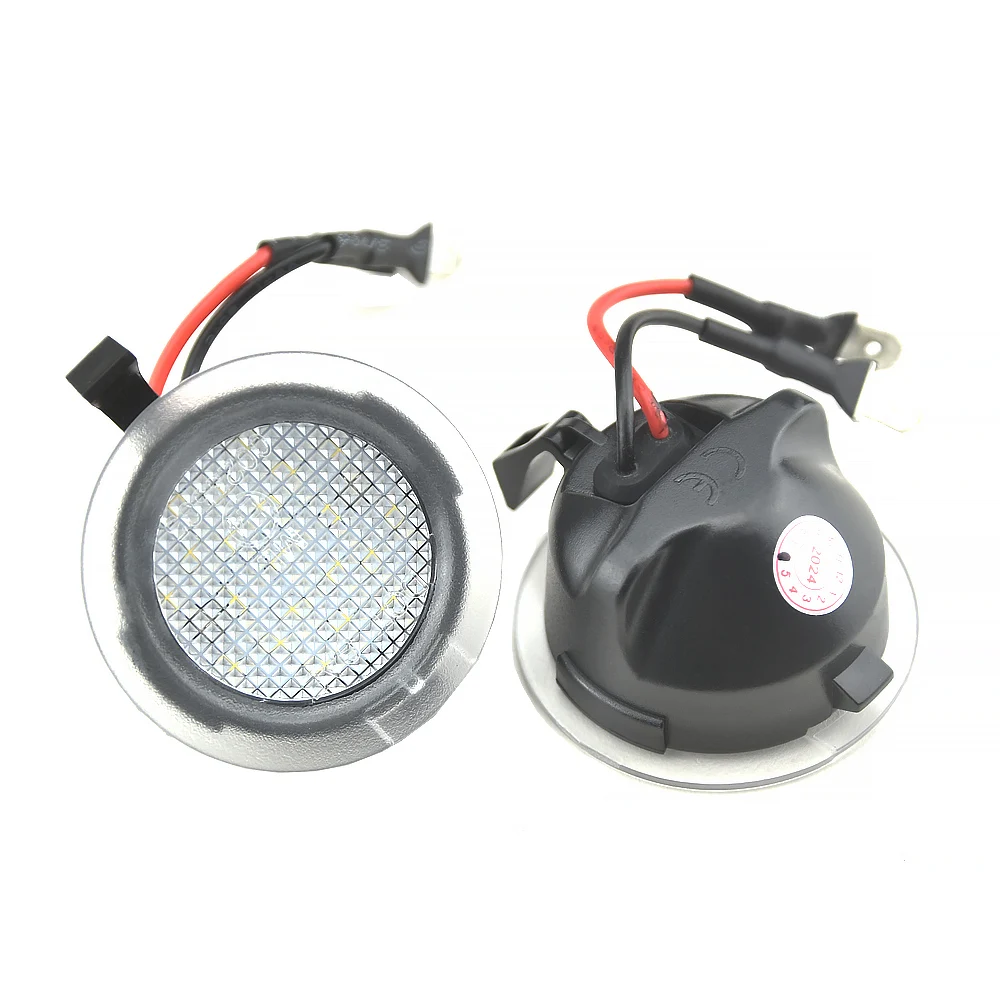 

2PCS LED Side Under Mirror Puddle Light For Ford Special Serivce Police Sedan 2014 2015 2016 2017 2018