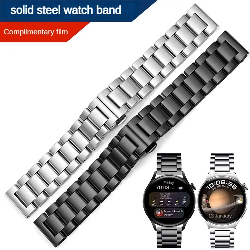 

Substitute Watch 4 GT 2 3 Pro Extraordinary Master/Honor 3i Series Flat Straight Interface Stainless Steel Watch Strap 20/22mm