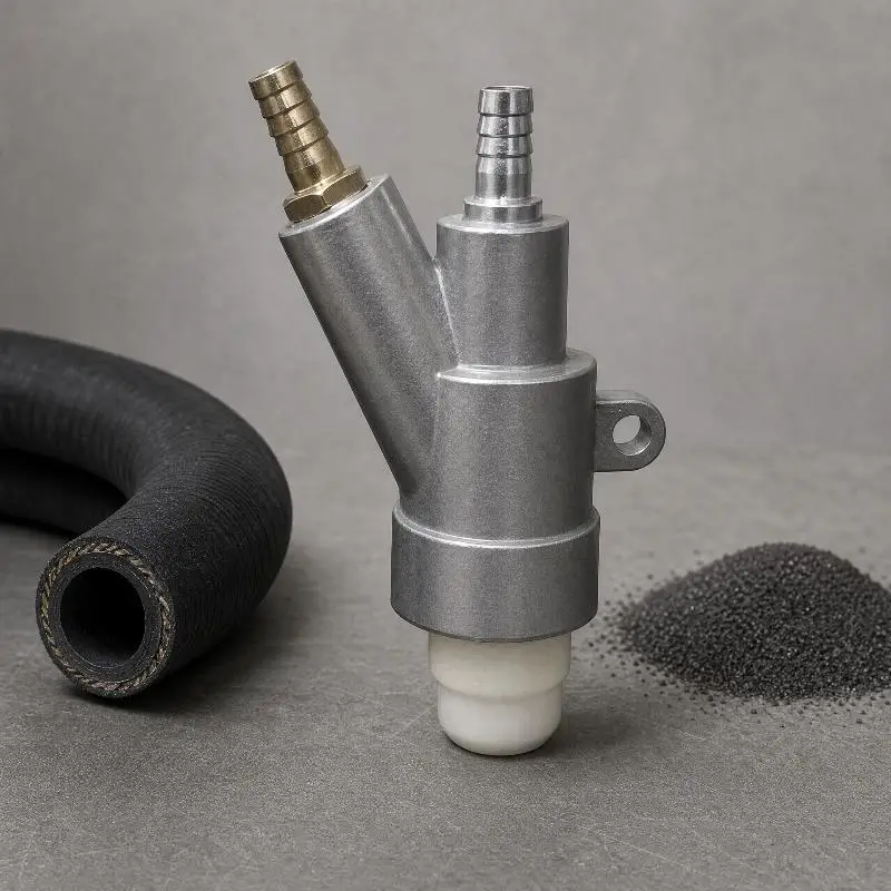 B1 B2 Sandblasting Head Without Nozzle Wear Resistant Sand Blast Head For Box Sandblaster Surface Rust Removal