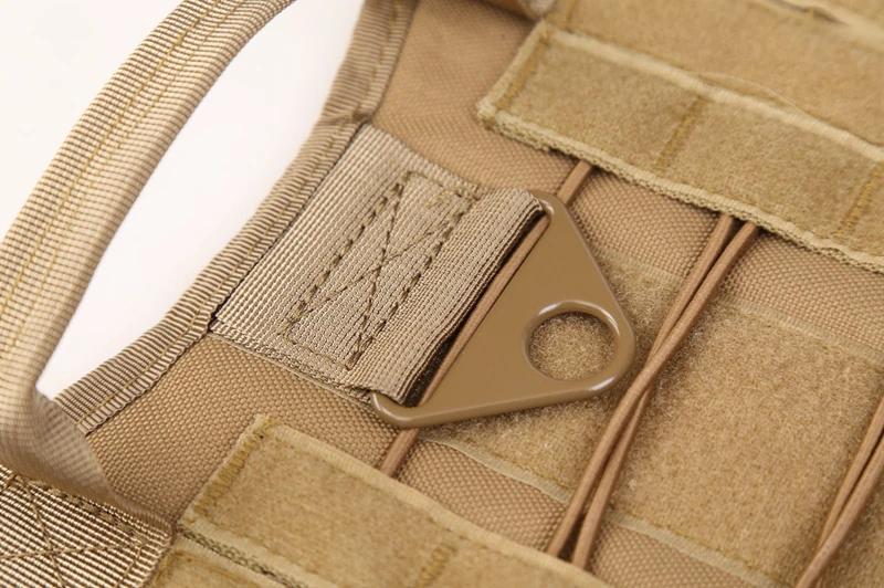 Taktische Militärweste für Haustiere, Outdoor-Trainingsweste, Hundegeschirr und Leine, Set mit Halsband für mittelgroße und große Hunde, Deutscher Schäferhund – Detail 26
