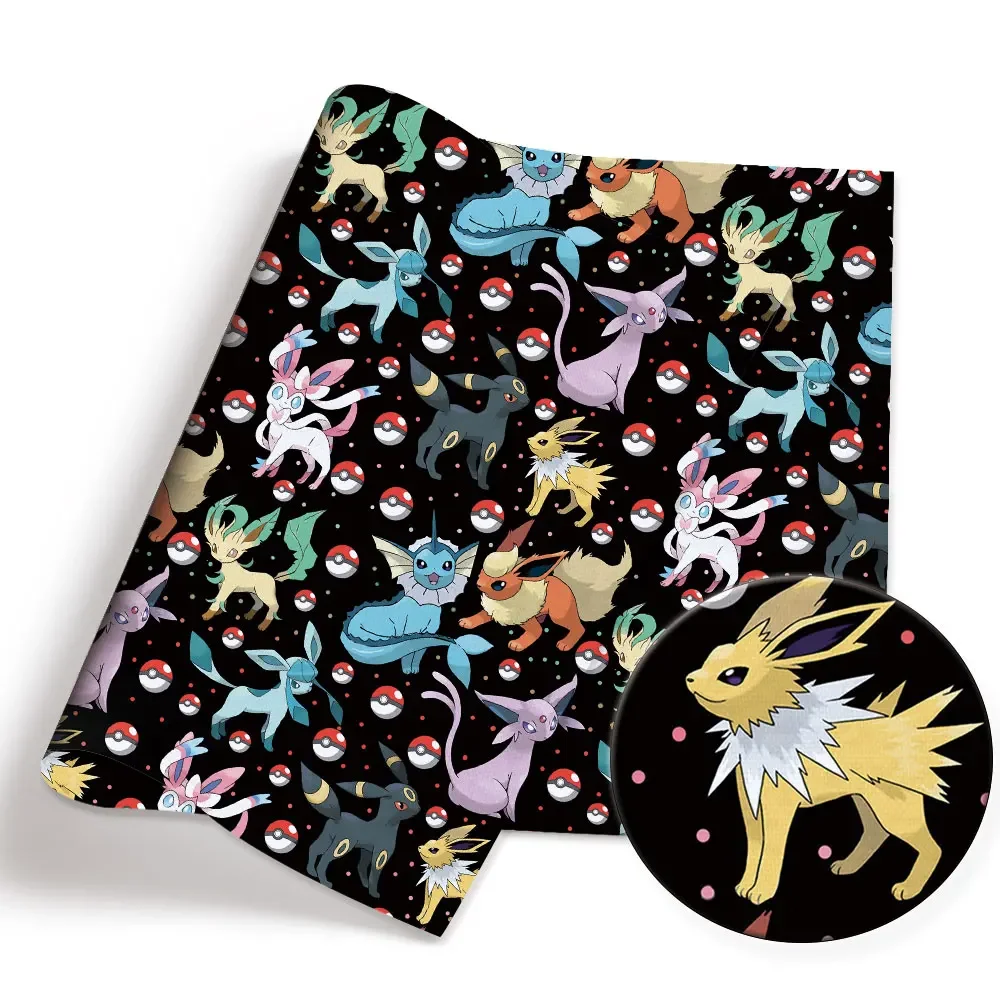 Pokemon Cartoon Fabric140*50cm Handgemaakte Naaien Patchwork Quilten Babyjurk Thuis Vel Bedrukte Stof Stof Naaien Kinderen