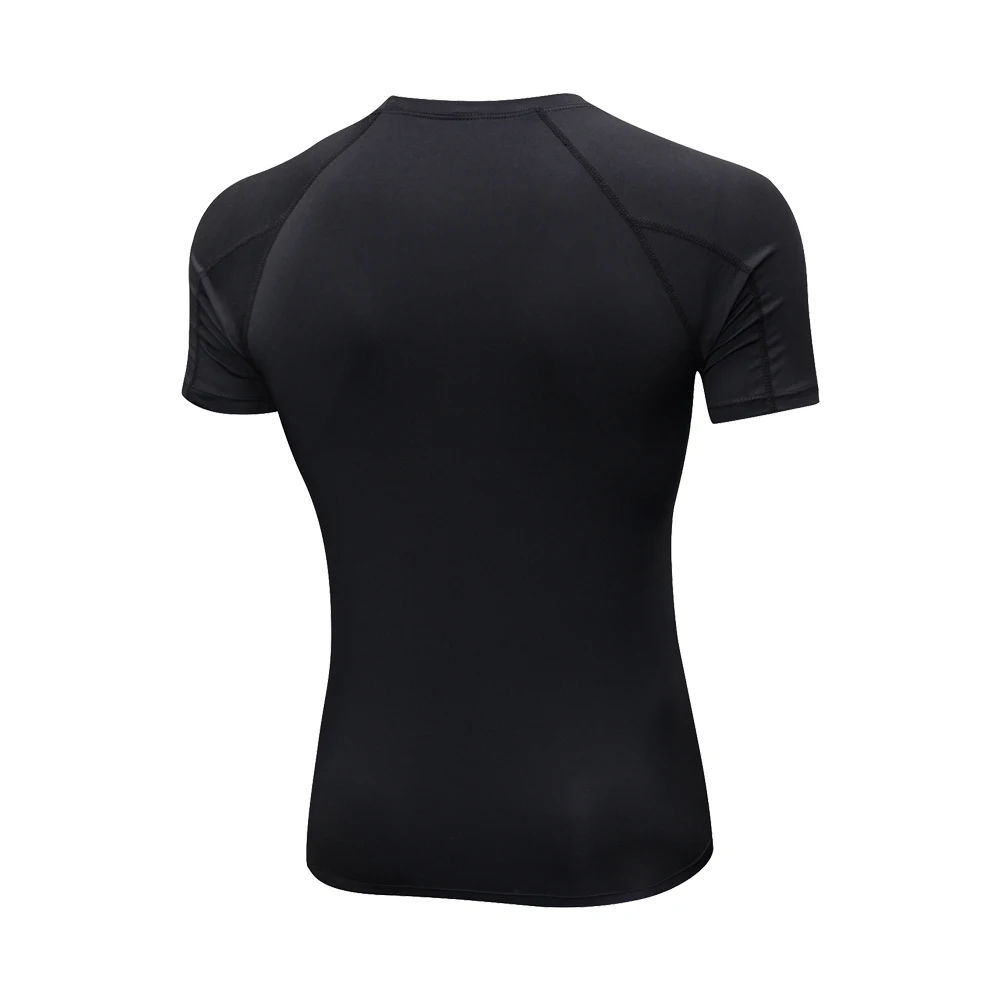 Short Sleeve Compression Shirt Men Quick Dry Workout Shirts Gym Base Layer Tights Running Basketball Athletic Undershirts