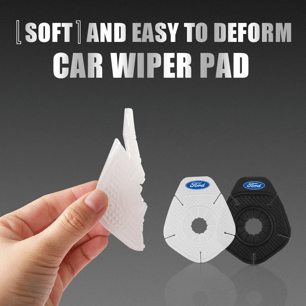 1/2Pcs Car Windshield Wiper Arm Hole Prevent Debris Protection Cover For Ford Mondeo Fiesta mk6 F150 Ranger Mustang Kuga Fusion