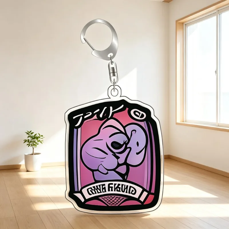 Keychain For Pokemon Staryu Rapidash Vivillon Acrylic Homemade Cartoon Anime Backpack Pendant DecorationCollection Fans Gift 5cm view 3