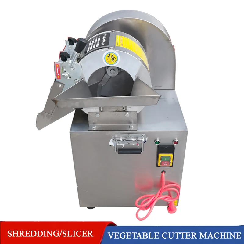 Commercial Vegetable Cutter Multi-Functional Vegetable Fruit  Shredding Chilli Slicer Leek Garlic Moss Cutting Machine