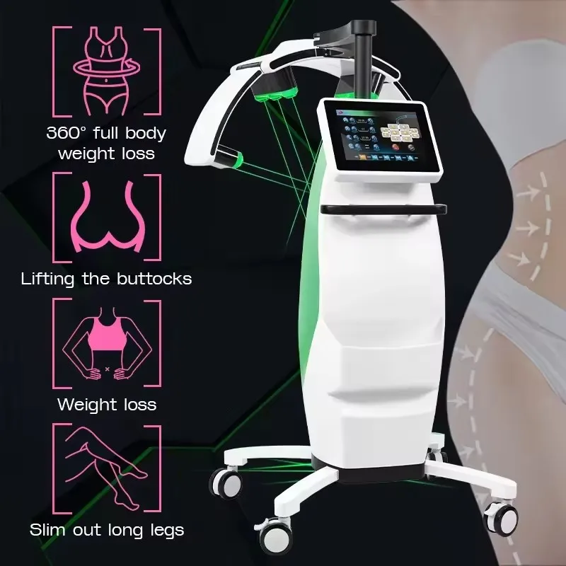 10D Maxlipo Master Therapy 532 nm grünes Licht 635 nm rotes Licht Fettabbau mit Lifting-Fettverbrennung Gewichtsverlust Körperformungsmaschine