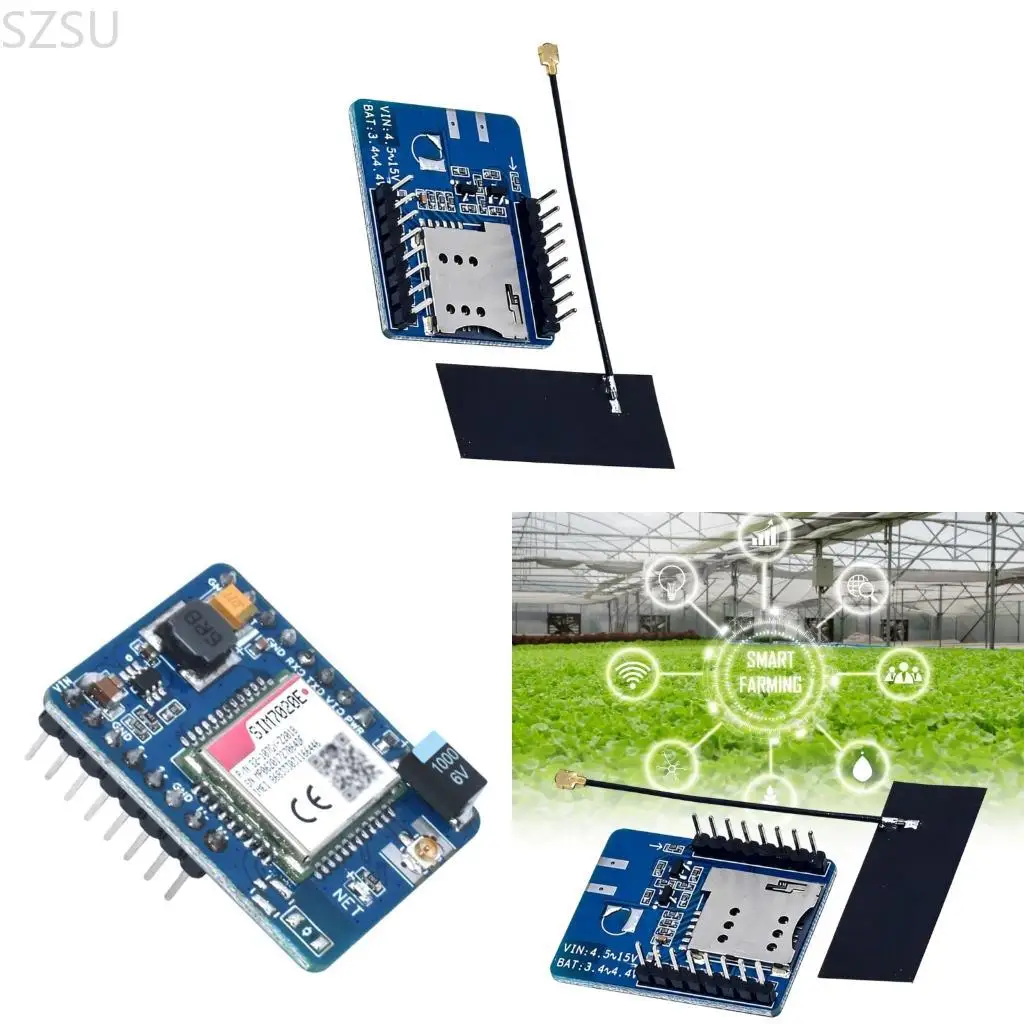 

Миниатюрная макетная плата SZSU SIM7020E для приложений Интернета вещей, обеспечивающая совместимость с глобальным диапазоном