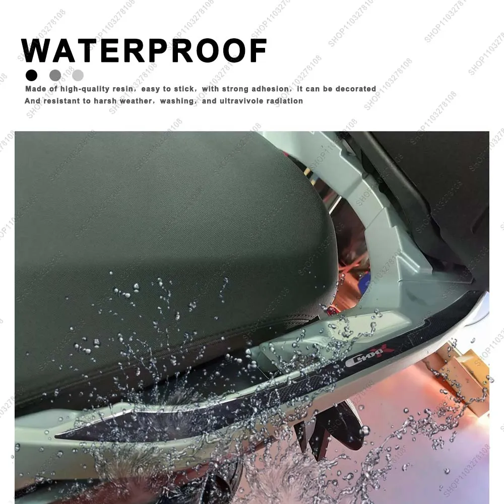 For BMW C400X 2023 2021 Motorcycle Anti slip Tank Pad Side Traction Pads Protector Sticker 3D Resin Stickers kit