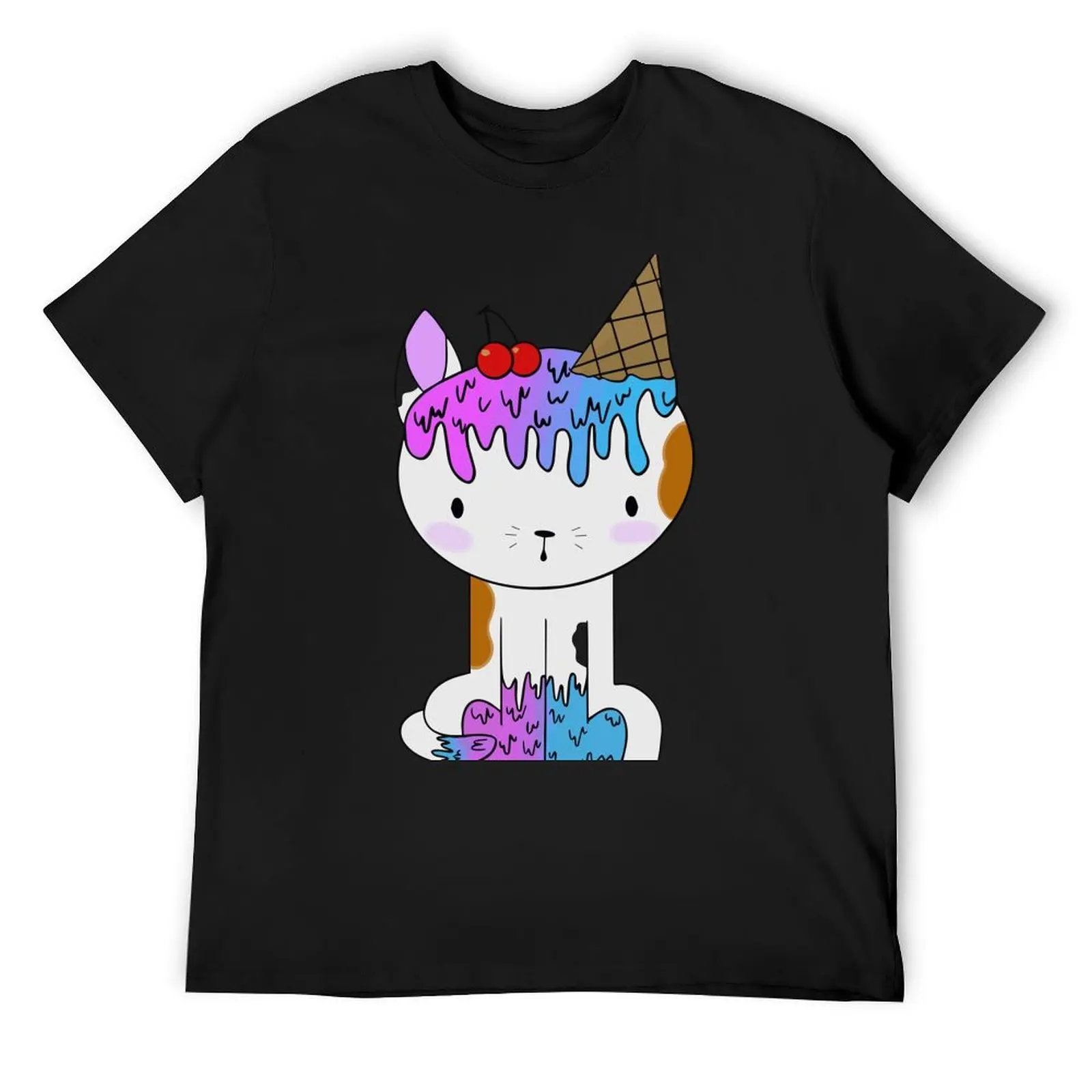 Calico Sundae T-Shirt vintage graphic tee customizeds oversized shirts graphic tee shirts men