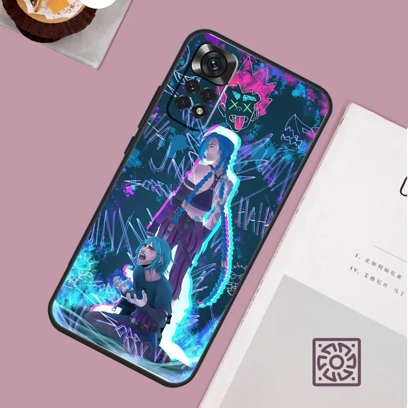 Redmi Note 12 10 9 8 11 13 Pro 9S 10S 11S 12S 휴대폰 커버, Redmi 12C 9C 10C 13C 용 아케인 케이스