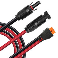 3m/1.5m 12AWG Solar Panel to XT60i-F Charging Cable for ALLPOWERS Ecoflow River/Delta Anker SOLIX Bluetti Solar Power Stations.